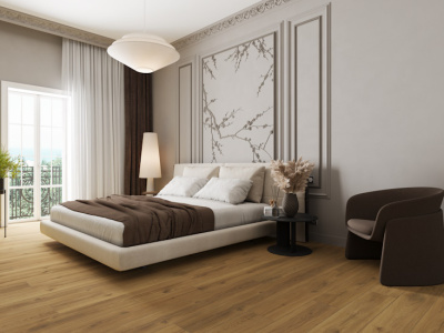 Замковый ламинат 100% натуральный, состоит из осины и березы 50/50, толщина 8 мм., водостойкий (72 часа защиты от воды), 34 класс износостойкости/AC6, ударопрочный. Структура D глубокие поры